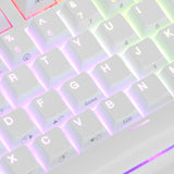 NiZキーボード Micro82 RGBバックライト ホワイト 静電容量無接点 コンパクト 有線 ワイヤレス Bluetooth バックライト 防水 静電容量スイッチ カスタマイズ可能 マルチ接続対応 プログラマブル機能 長時間バッテリー ミニマルデザイン 木製リストレスト PBTキーキャップ サイドプリント刻印 USB-Cケーブル オフィスワーク プログラミング ゲーミングキーボード 長時間タイピング 高耐久設計 快適な打鍵感 低遅延 マルチデバイス対応