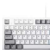 NiZキーボード WP87 防水仕様IP68 ホワイト 静電容量無接点 コンパクト 有線 ワイヤレス Bluetooth バックライト 静電容量スイッチ カスタマイズ可能 マルチ接続対応 プログラマブル機能 長時間バッテリー ミニマルデザイン 木製リストレスト PBTキーキャップ サイドプリント刻印 USB-Cケーブル オフィスワーク プログラミング ゲーミングキーボード 長時間タイピング 高耐久設計 快適な打鍵感 低遅延 マルチデバイス対応