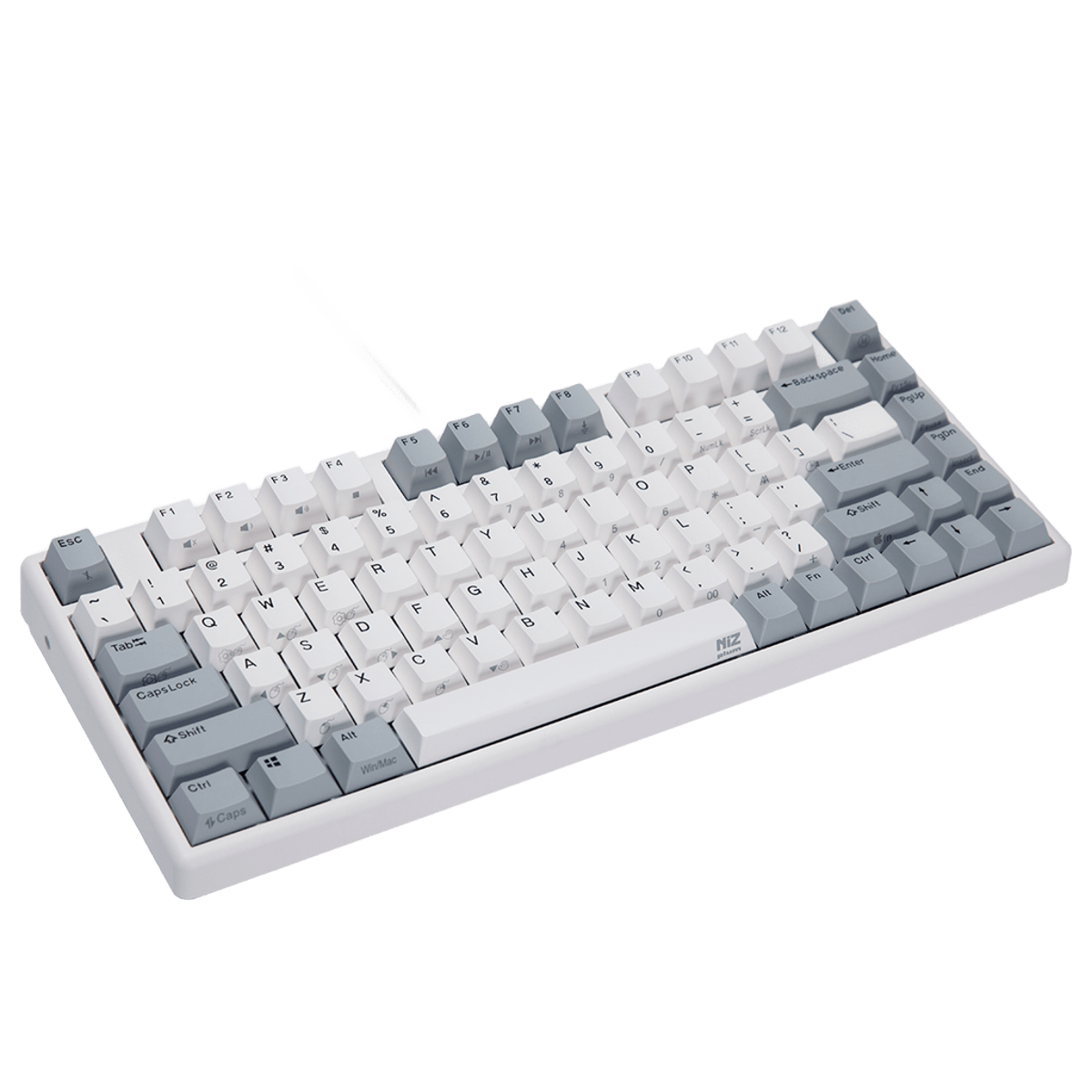 NiZ Micro82 静電容量無接点キーボード 有線・無線 白い NiZ Micro82 静電容量無接点キーボード 有線・無線 白い